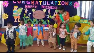 Kids Fort Nursery School Rohini | Vaishakhi Function | Kids Dance