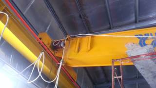 Overhead gantry crane installation in Saudi Arabia- Semi Gantry Crane  Installation