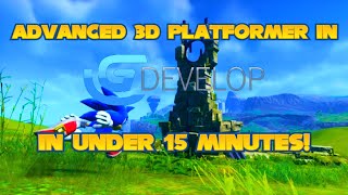 Advanced 3D Platformer in Gdevelop! - Under 15 Minutes