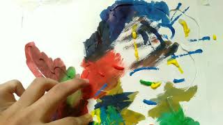 Abstract painting on women's day | Women's day special painting   Abstract Painting for beginners