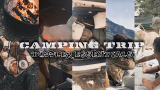 TENT CAMPING WITH A TODDLER🏕️ | WHAT I PACK FOR MY 3 YEAR OLD| 🗺️ PACKING LIST #camping #roadtrip