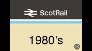 Scot Rail 1985. Larbert, Edinburgh, Inverkeithing. Class 26, Class 27, Class 47 fondly remembered.