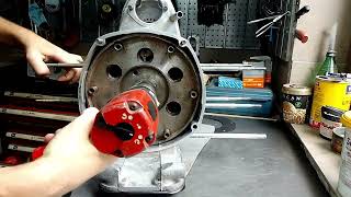 Assembling the Dnepr motorcycle engine part 3