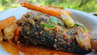 Resep Ikan Bawal Bumbu Bali //Balinese Seasoned Pomfret Fish Recipe