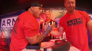 Round Two |12 Man Round Robin Invitational 220 lbs. | Beast Mode Arm Wrestling