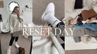 RESET DAY | A cosy day at home, decluttering & chats