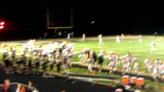 AMAZING FINISH Wheaton Warrenville South vs Glenbard North football game Oct 7, 2011