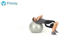 How To Do: Stability Ball Bridge | Butt & Hip Workout Exercise