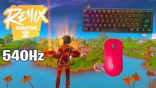 SteelSeries Apex Pro Mini ASMR 🤩 Solo Gameplay 🥇 Satisfying Keyboard Fortnite 240 FPS 4K