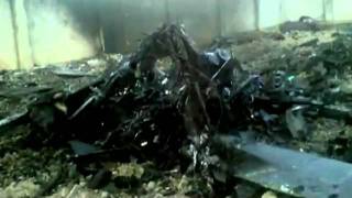 South Asia - Pakistan - 20110505 - US Navy Seals stealth helicopter crashed at Bin Laden's compound.