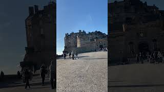 Chegando no castelo de Edinburg na Escócia