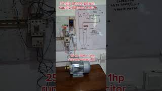 Single phase power supply 3phase motor 20 - 30mf/1hp #bernaztvvlog