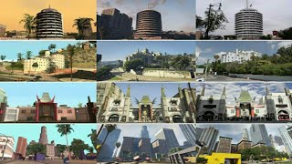 Persamaan Lokasi Tempat GTA SA , GTA 5 Dan Tempat Nyata