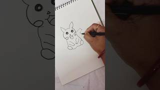 How to draw pikachu #short ##