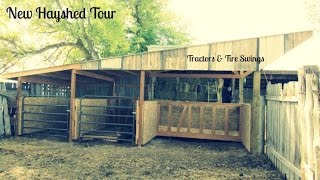 New Hay Shed, Feeding & Milking Area Tour