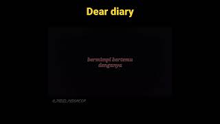 dear diary #shorts