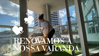 #DIY Faça você mesmo!! Nosso apartamento ganhou uma varanda nova🥰❤️