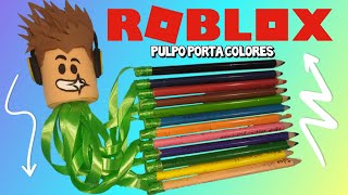 🐙 Pulpo porta lápices de ROBLOX 🐙 Fácil y Rápido 🐙 #diy #craft