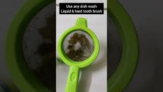 How to clean a clogged Plastic Tea Strainer (Chai ki chalni)/DIY/Home hacks/Quick tips/Smart ideas