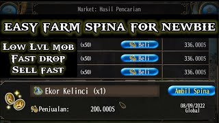 Toram Online - Easy Farm Spina - °•々Nox々 •°