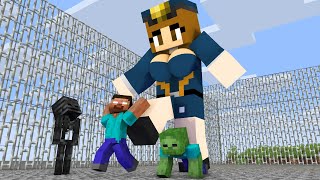 Baby Zombie PRISON ESCAPE - Minecraft Animation