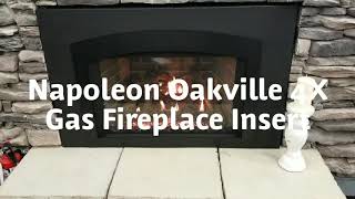 Napoleon Oakville 4x Gas fireplace insert