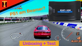 Endlich PS1 am Beamer spielen? JarGaBo Scart auf HDMI Konverter Unboxing + erster Eindruck