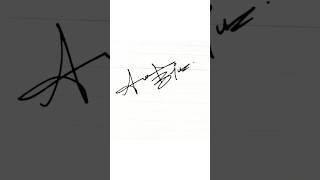 name signature #shorts #signature #asmr #firma