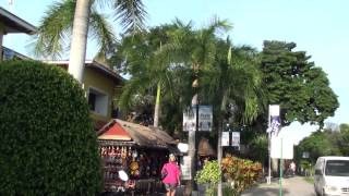 Little shops outside Viva Wyndham Maya resort.  Playa del Carmen, Mexico.