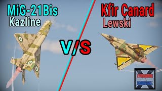 Egyptian MiG-21Bis vs IAF Kfir DOGFIGHT | WarThunder |