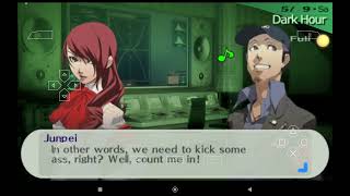 PERSONA 3 PORTABLE-USA-Leon, Yukari and Junpei defeat the PRIESTESS and then STOP the TRAIN!