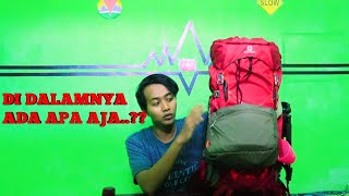 KEGUNUNG BAWA TAS BESAR,,,ISINYA APA?