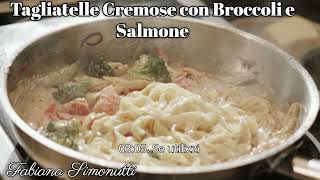 Tagliatelle Cremose con Broccoli e Salmone 🍝🥘