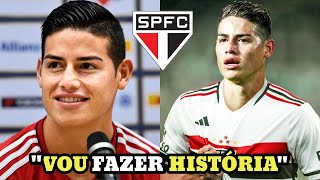 OLHA O QUE JAMES RODRIGUEZ FALOU SOBRE JOGAR NO SÃO PAULO