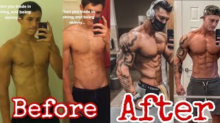 skinny to bodybuilding transformation video