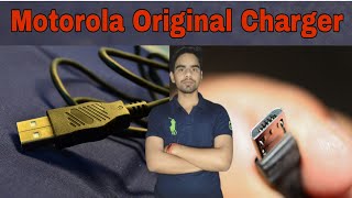 Motorola Orginal Charging Cable Review And Unboxing Video l Real Review