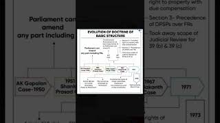 Indian Constitution👍🏻 #basic #structure #upsc #shorts