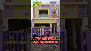 1️⃣crore2️⃣5️⃣lakhs☎️8220111174 3️⃣BHK Duplex house For sale #gerugambakkam #chennai #home #shorts