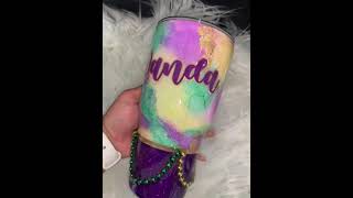 Mardi Gras Tumbler