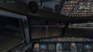 X-Plane 12 a320 Toliss check list from cold & dark