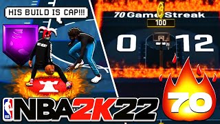 *NEW* CATFISH PLAYMAKING SHOT CREATOR WITH CONTACT DUNKS AND ONE HAND JUMPSHOT IS OP ON NBA 2K22!!