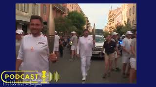 Patrick Fiori, porteur de la flamme olympique-Zapping