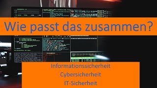 Unterschiede zwischen Informations- Cyber- und IT-Sicherheit | Informationssicherheit im Amateurfunk