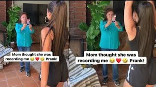 #ninamarie #shorts #tiktok         Mom thought she was recording me 😂Nina Marie Tiktok prank