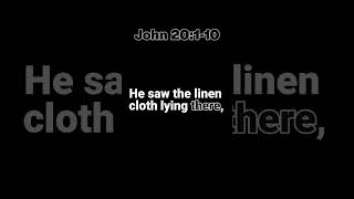 Daily Bible Verse - John 20:1-10