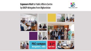 Exposure Visit to PAC by UNDP Delegates Afghanistan