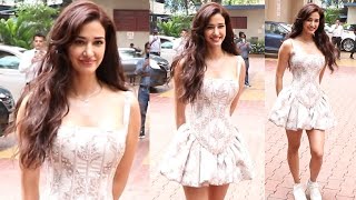 Disha Patani Looking Adorable In Mini Dress At Kanguva Movie Promotion