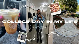 A PRODUCTIVE DAY IN MY LIFE AS A COLLEGE STUDENT *PWI* 📓: junior year, commuting, starbucks, + more