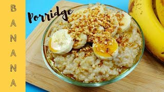 BANANA PORRIDGE AL MICROONDE | Ricetta - SugarDany