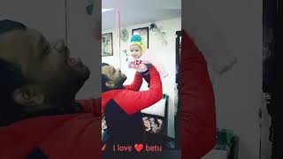 I love you beta 😚  / playing with son